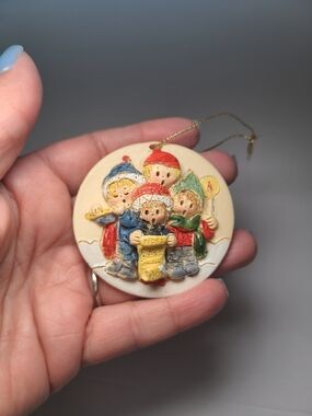 Vintage La Berge 1990s Clay Christmas Ornament